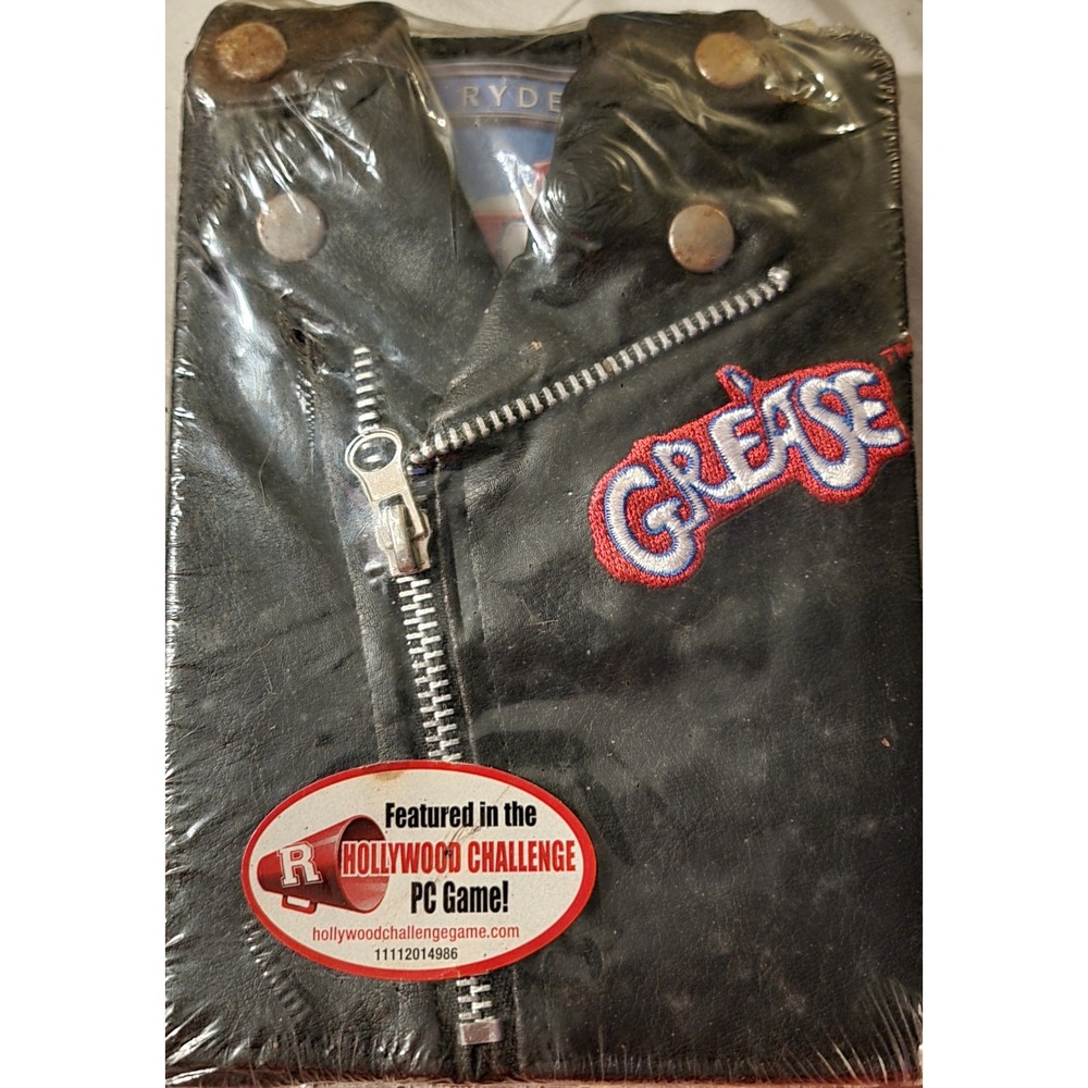 Grease DVD Rockin Rydell Edition Leather T-Birds Jacket Case Sealed New Movie